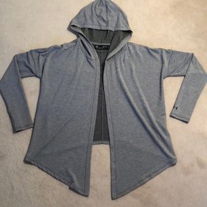 Under Armour open front hooded cardigan